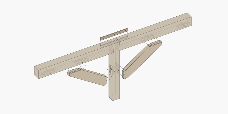 Quickly inserts all types of connections into walls, beams, columns, floors and structural framing.