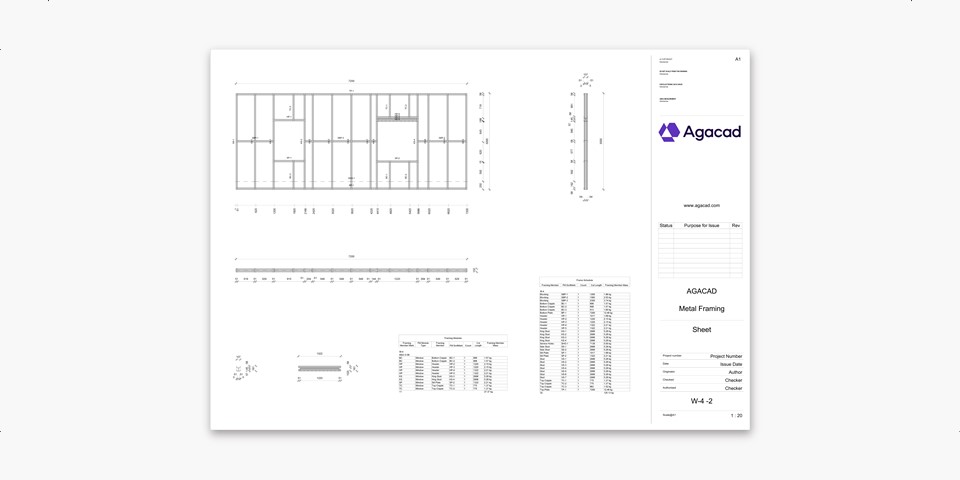 Automate shop drawings with views & schedules