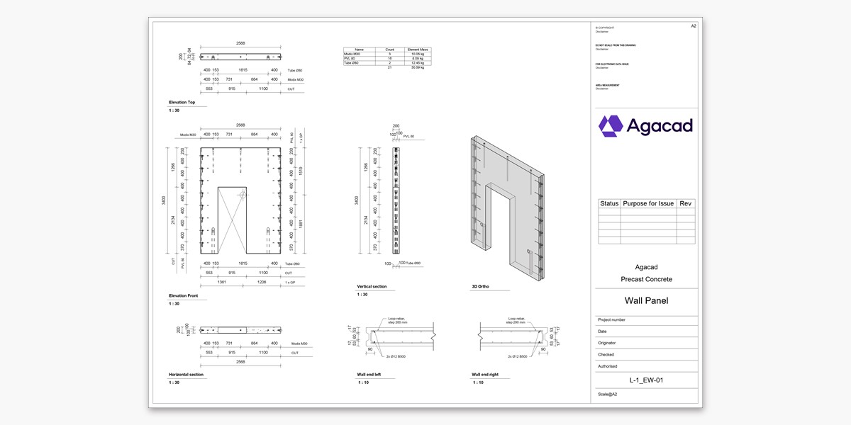 Create automatically tagged and dimensioned project views and assembly views in bulk and place everything on sheets.