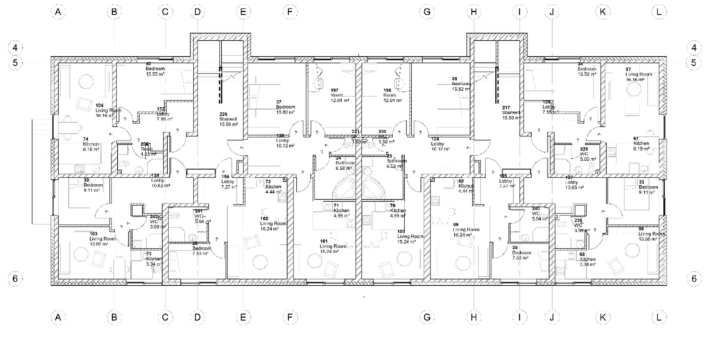 building floor plan in Revit