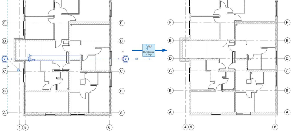Automatically renumber grid lines in Revit