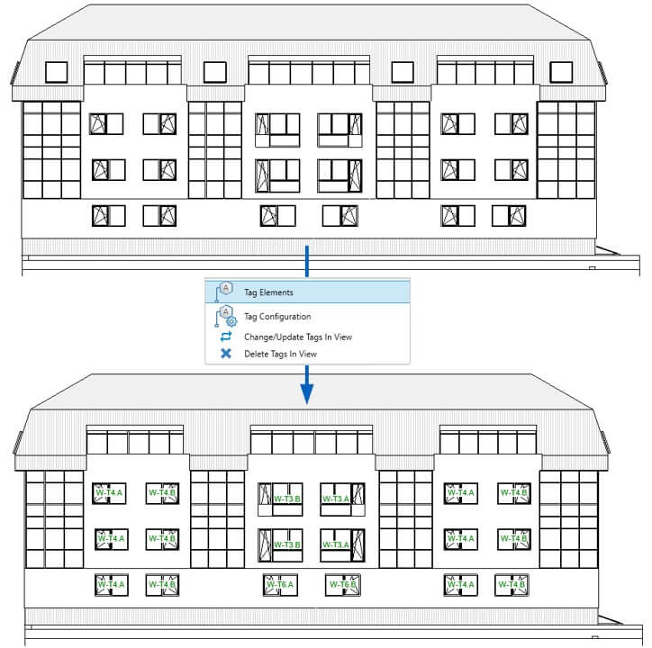 Tag Revit elements automatically