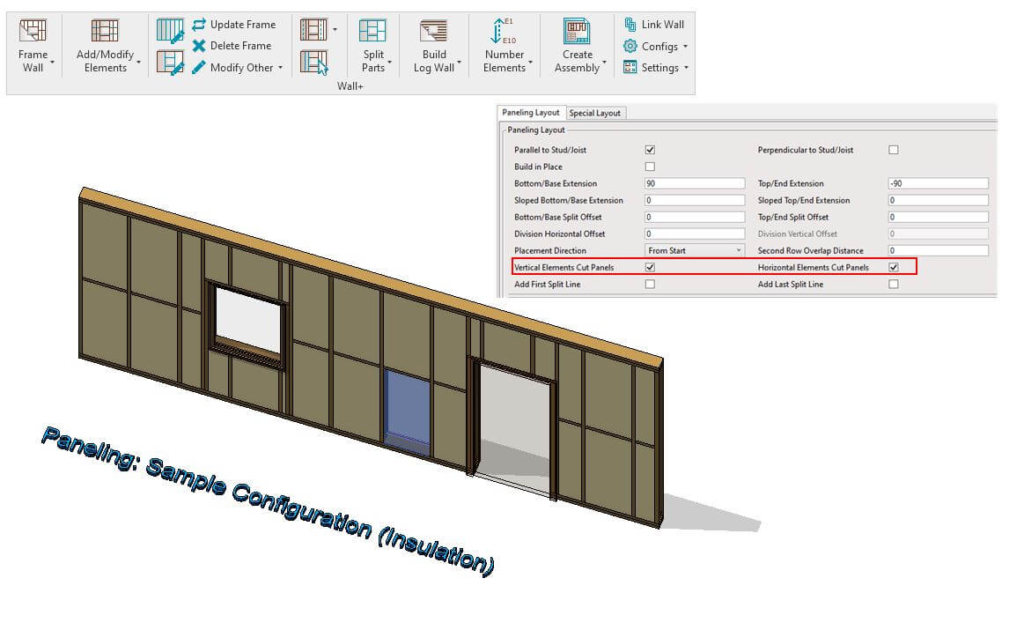 new Revit families for Wood Framing now contain voids