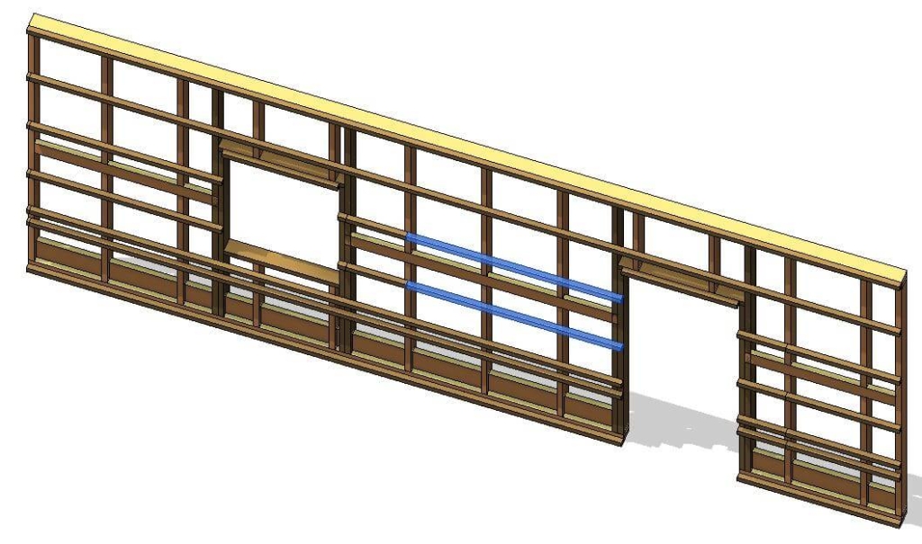 split long horizontal elements, like nailers, siding, cladding, plates, bridging