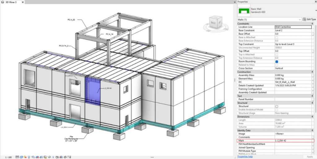 Sort and number Revit elements