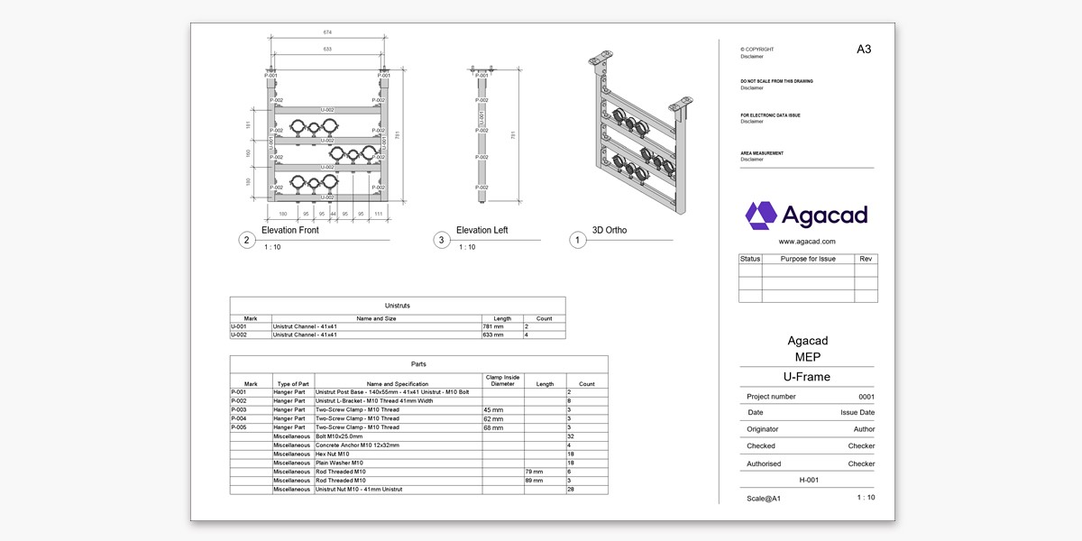 Drawing-ready Revit families*